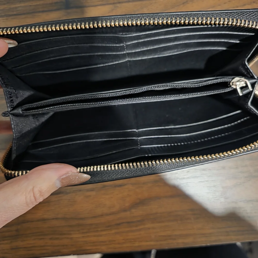 Kate Spade Black Leather Wallet - Picture 2 of 3